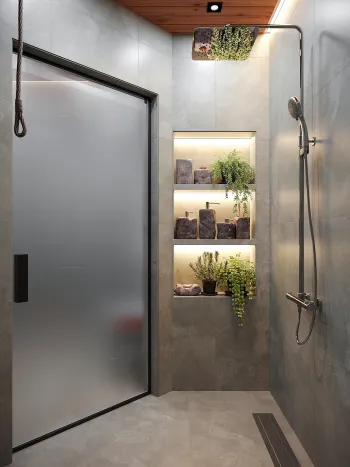 Интерьер ванной  смотреть на Basicdecor