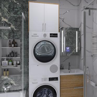 Интерьер ванной с постирочной  смотреть на Basicdecor