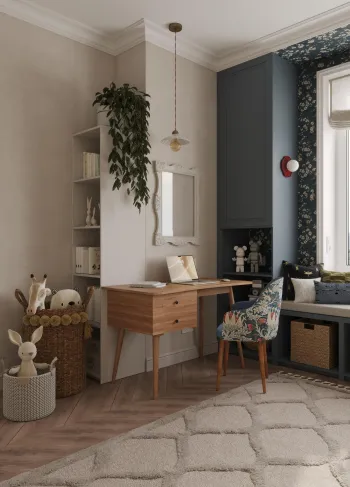 Интерьер детской  смотреть на Basicdecor