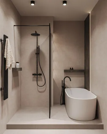 Интерьер ванной  смотреть на Basicdecor