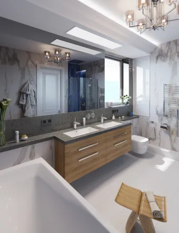 Интерьер ванной  смотреть на Basicdecor