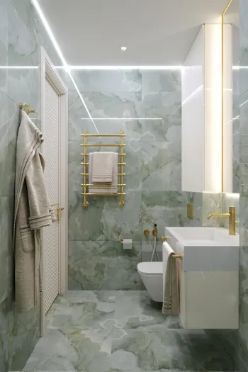 Интерьер ванной  смотреть на Basicdecor