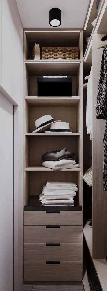 Интерьер гардеробной  смотреть на Basicdecor