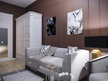 Интерьер гостиной  смотреть на Basicdecor