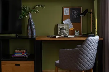 Интерьер c рабочим местом  смотреть на Basicdecor