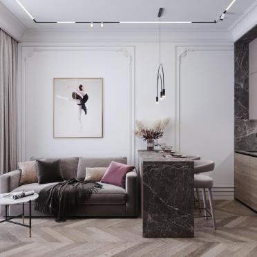 Интерьер гостиной  смотреть на Basicdecor