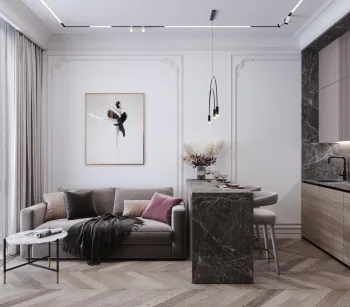 Интерьер гостиной  смотреть на Basicdecor