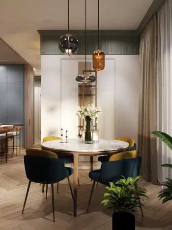 Интерьер столовой  смотреть на Basicdecor