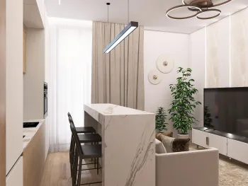 Интерьер гостиной  смотреть на Basicdecor