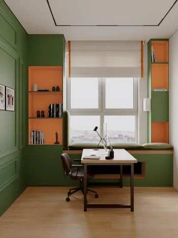 Интерьер с жалюзи  смотреть на Basicdecor