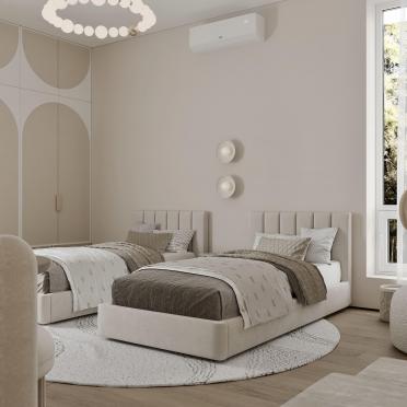 Интерьер детской cветильниками над кроватью  смотреть на Basicdecor