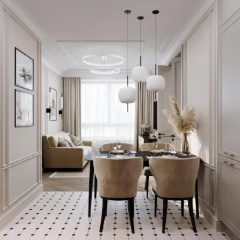 Интерьер столовой  смотреть на Basicdecor