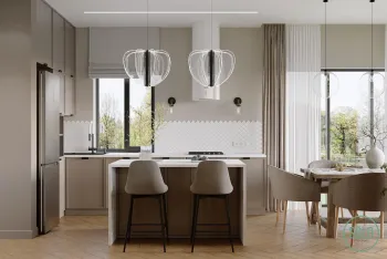 Интерьер кухни  смотреть на Basicdecor