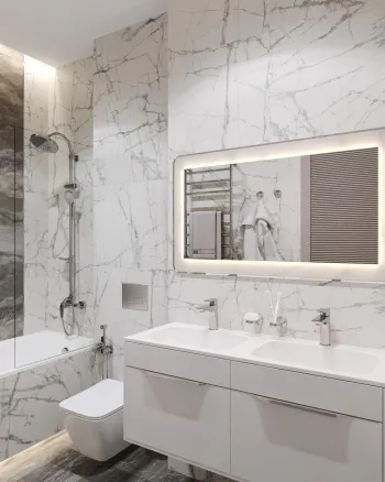 Интерьер ванной  смотреть на Basicdecor