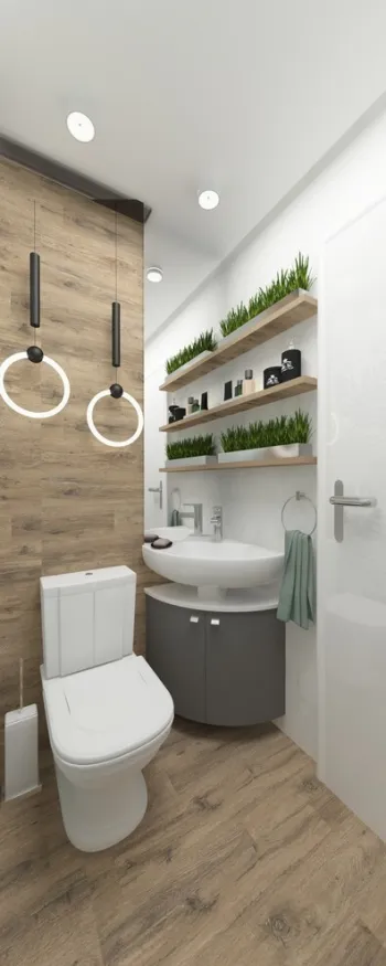 Интерьер ванной в стиле лофт и скандинавском стиле смотреть на Basicdecor