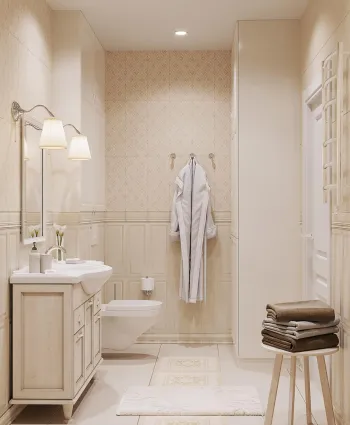 Интерьер ванной  смотреть на Basicdecor
