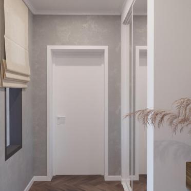 Интерьер с дверными жалюзи  смотреть на Basicdecor