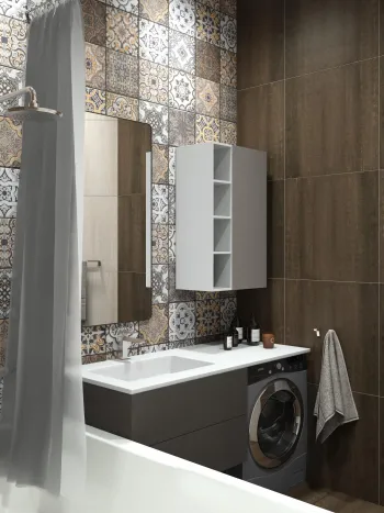 Интерьер ванной  смотреть на Basicdecor