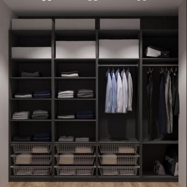 Интерьер гардеробной  смотреть на Basicdecor
