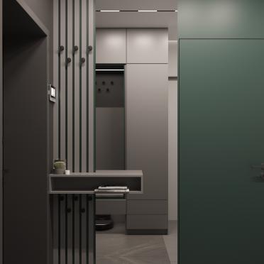Интерьер прихожей с проходной  смотреть на Basicdecor
