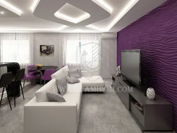 Интерьер гостиной  смотреть на Basicdecor