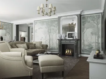 Интерьер гостиной  смотреть на Basicdecor