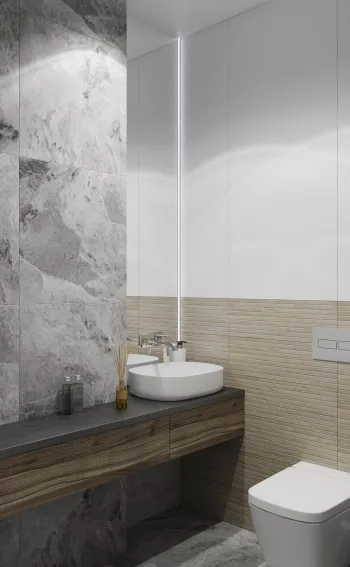 Интерьер ванной  смотреть на Basicdecor
