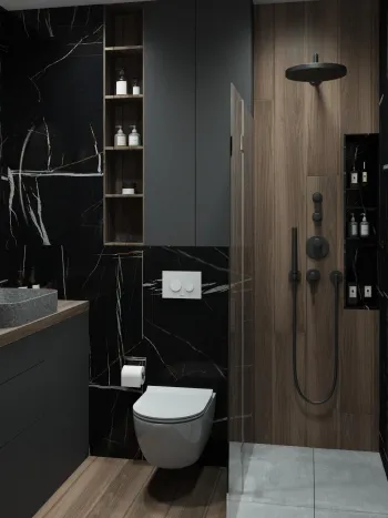 Интерьер ванной  смотреть на Basicdecor