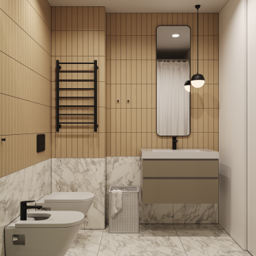 Интерьер ванной  смотреть на Basicdecor