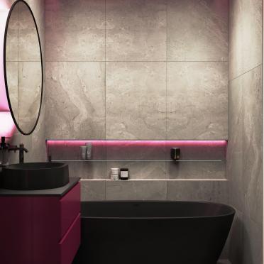 Интерьер ванной  смотреть на Basicdecor