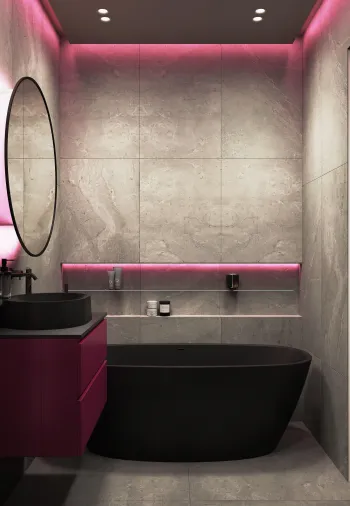Интерьер ванной  смотреть на Basicdecor