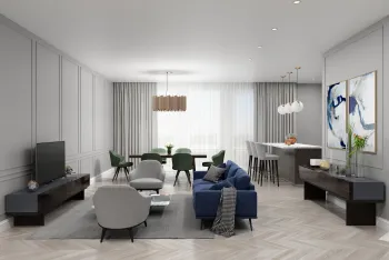 Интерьер гостиной  смотреть на Basicdecor