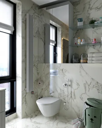 Интерьер ванной в неоклассике смотреть на Basicdecor