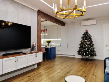 Интерьер гостиной c подсветкой  смотреть на Basicdecor