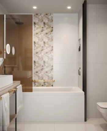 Интерьер ванной  смотреть на Basicdecor