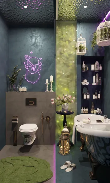 Интерьер ванной  смотреть на Basicdecor