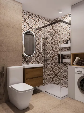 Интерьер ванной  смотреть на Basicdecor