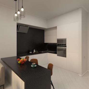 Интерьер кухни с кухней-нишей в современном стиле смотреть на Basicdecor