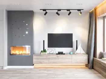 Интерьер гостиной  смотреть на Basicdecor