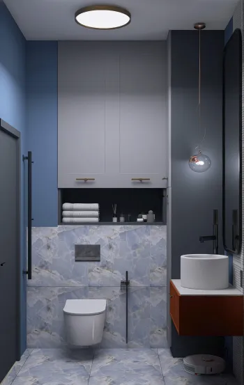 Интерьер ванной  смотреть на Basicdecor