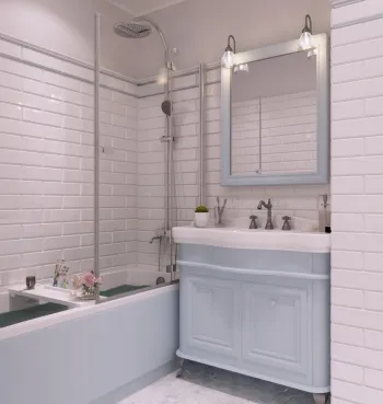 Интерьер ванной в неоклассике смотреть на Basicdecor