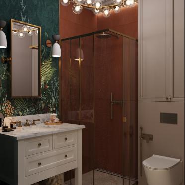 Интерьер ванной  смотреть на Basicdecor