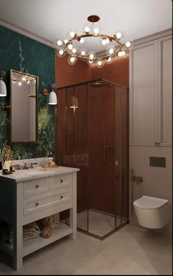 Интерьер ванной  смотреть на Basicdecor