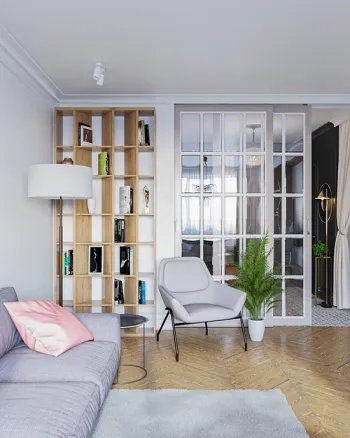 Интерьер гостиной  смотреть на Basicdecor