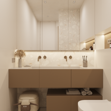 Интерьер ванной  смотреть на Basicdecor