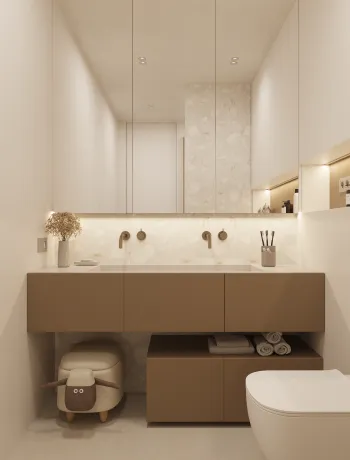Интерьер ванной  смотреть на Basicdecor