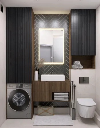 Интерьер ванной  смотреть на Basicdecor