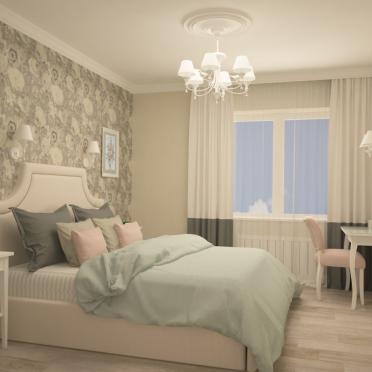 Интерьер спальни в стиле фьюжн смотреть на Basicdecor