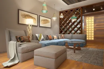 Интерьер гостиной в современном стиле смотреть на Basicdecor