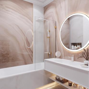 Интерьер ванной  смотреть на Basicdecor